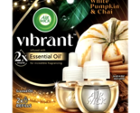 Air Wick Vibrant Plug-in Scented Oil Refills, White Pumpkin &amp; Chai, Pack... - £10.39 GBP