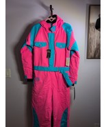 Tipsy Elves Ski Suit Snowsuit One Piece Snow Bib Neon Bunny Medium NWT - $1,880.95 MXN