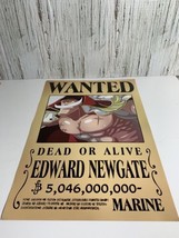 Wanted Dead Or Alive Edward Newgate Marine Anime Poster One Piece Manga Series - £15.31 GBP