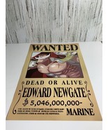 Wanted Dead Or Alive Edward Newgate Marine Anime Poster One Piece Manga ... - £15.15 GBP