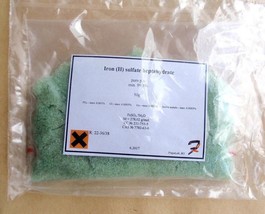 400g. Iron(II) sulfate heptahydrate (Ferrous) - 99% tech. grade mordant - $36.00