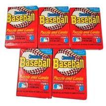 1988 Donruss Baseball Card Wax Pack Lot 15 Cards &amp; 3 Puzzle Pieces Unopened - £4.36 GBP