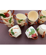 Lot of 12 Franciscan Pottery coffee mugs &quot;England&quot;  Apple print 3.25&quot; wide - $1,455.14 MXN