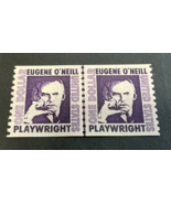 U.S. 1965 Postage Stamps #1395C Coil Line Pair $1 Eugene O&#39;Neil Mint NH OG - $9.00