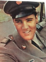 Vintage Elvis Presley magazine pinup picture Elvis In Army - $3.95