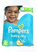 RARE SEALED 2018 Vintage Pampers Baby Dry Diaper Size 6 Sesame Street 18... - $123.51 CAD