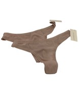 2X OnGossamer Hip-G Mesh Thong Panties in Champagne Size S/M New - $32.49 CAD