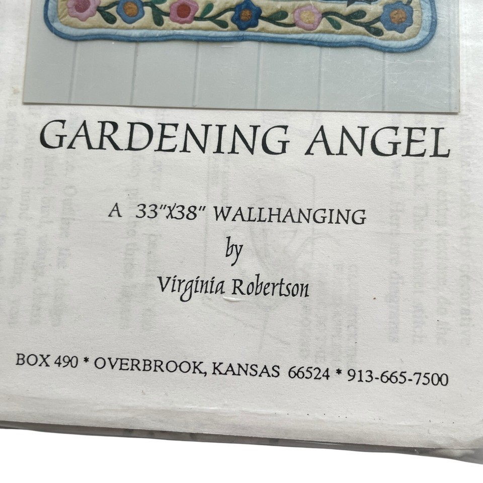Osage County Quilt Factory PATTERN Garden Angel Wall Hanging  Uncut Item image 6