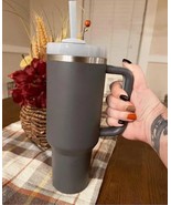 Insulated stainless steel tumblers with straw - $27.00