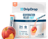 Dripdrop Hydration - Zero Sugar Electrolyte Powder Packets Keto - Peach ... - $45.51