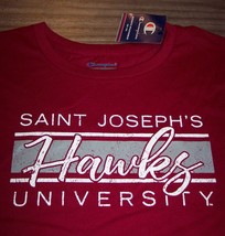 Women's Vintage Style Saint Joseph's University Hawks T-SHIRT Medium New w/ Tag - $19.80