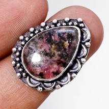 Rhodonite Gemstone Handmade Fashion Ethnic Gifted Ring Jewelry 7.50&quot; SA 6885 - $3.99