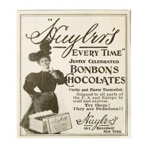 Huyler&#39;s Chocolate Bonbons 1897 Advertisement Victorian Candy NYC ADBN1A4 - $380.53 MXN