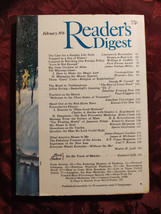 Readers Digest February 1976 Houdini James Michener Julius Erving Shah of Iran - £5.38 GBP