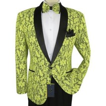Manzini Insomnia blazer Stage Performer Formal Jacket Lace Design MZN116... - $149.99