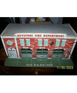 Vintage Keystone Toys Keystone Fire Dept Building 3-Door Rare - $1,900.68 MXN