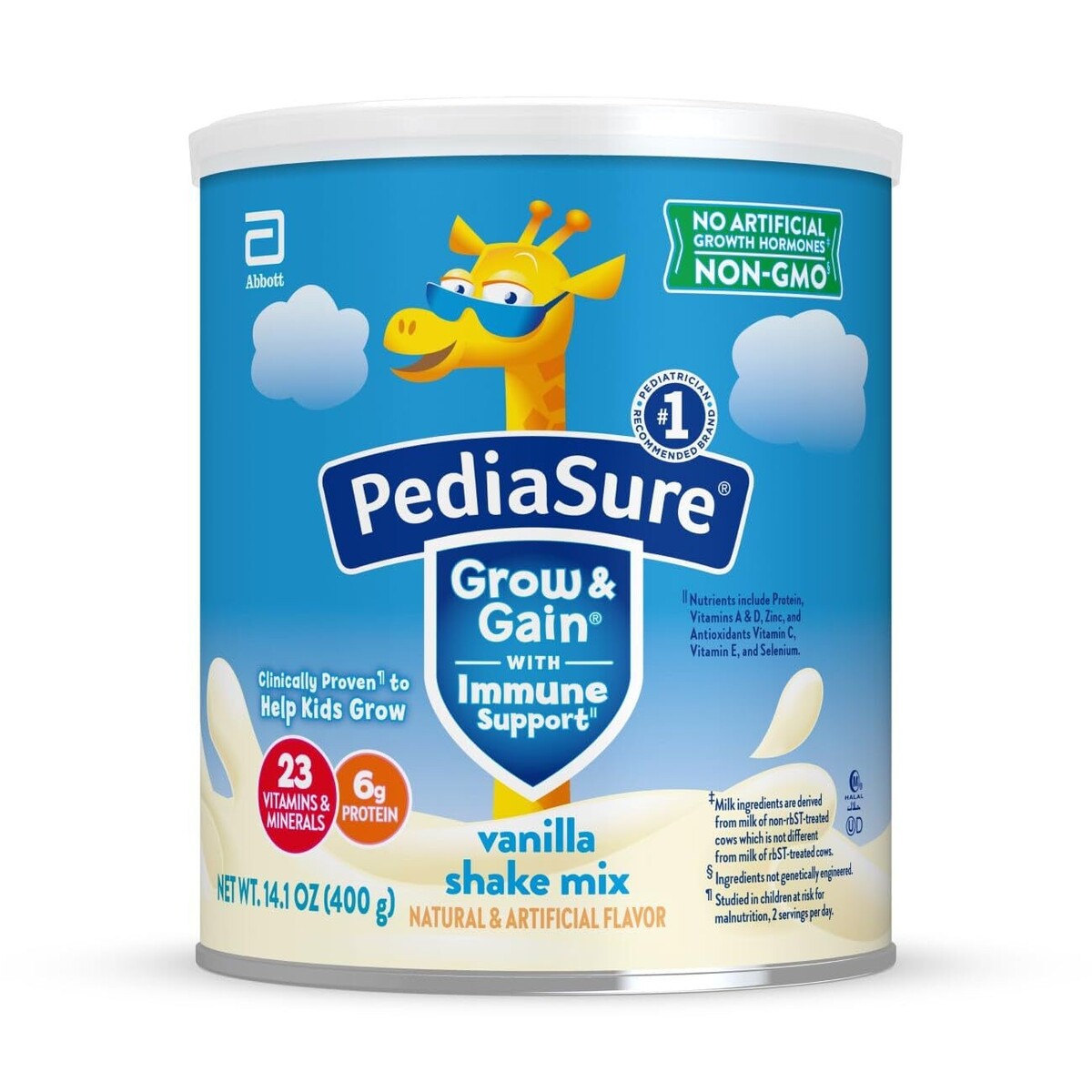 (Pack Of 2 Cans) PediaSure Grow &amp; Gain Shake Mix Powder, Vanilla 14.1 Ounce - $27.71
