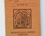 Day Minder Booklet Pennsylvania Supply Co Harrisburg Pennsylvania Octobe... - £14.08 GBP