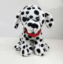 Dalmatian Dog Plush QSP A Great American Company Stuffed Animal Red Bandana 12"  - £9.57 GBP