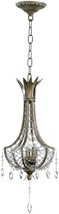 Pendant Chandelier Cyan Design Luciana 14-Light St Regis Bronze Crystal Wrought - £349.31 GBP
