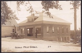 Island Falls, Maine Pre-1920 RPPC - Automobile Repair Garage Photo Postcard - £23.69 GBP
