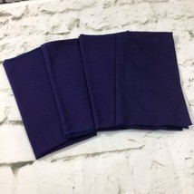 Navy Blue Cloth Napkins Lot Of 4 Simple Basic Home Decor Dining - £7.73 GBP