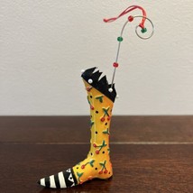Department 56 Lollysticks By Kim Bowles Boot Christmas Ornament - £11.71 GBP
