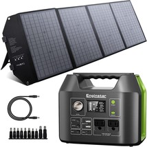 Enginstar Solar Generator 300W Green, 100W Solar Panel, 80,000Mah Portable Power - £275.43 GBP