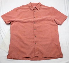 Woodys Retro Lounge Hawaiian Mens XXL Coral Short Sleeve Shirt 65% Modal... - $19.85 CAD