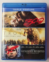 Alexander Revisted/Troy/300 (Blu-Ray, 2012, 3-Disc Set) - £7.77 GBP