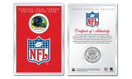 CHICAGO BEARS NFL Helmet JFK Half Dollar U.S. Coin w/ NFL Display Case L... - $9.46