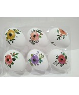 Martha Stewart Easter Plastic Floral Eggs Bowl Filler Crafts Set of 6 - $17.81