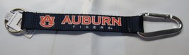 NCAA Auburn Tigers Wristlet w/Key Ring &amp; Carabiner 8.5&quot; long by Aminco - £7.04 GBP