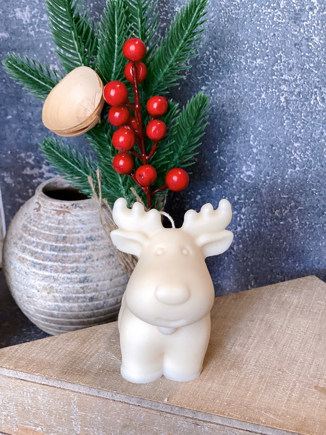 Festive Reindeer Soy Wax Candles - $32.92
