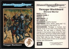 1991 TSR AD&amp;D Gold Border Dungeons &amp; Dragons RPG Fantasy Art Card #98 ~ Warrior - £5.43 GBP