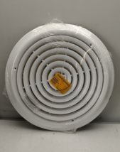 TruAire 14 in. Round Air Diffuser 800-14 White Powder Coat Finish - $24.11