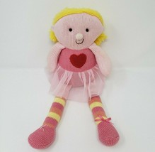 16&quot; Elegant Baby Knit Knitted Rag Doll Girl Ballerina Stuffed Animal Plush Toy - £29.13 GBP