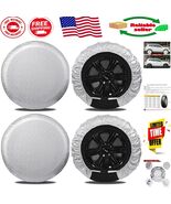 Protective Tire Covers 4 Pack - Waterproof Silver for 30-32 Inch RV &amp; SU... - $1,032.17 MXN