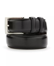 Perry Ellis Portfolio Mens Leather Belt – Black, Size 44 - £31.46 GBP