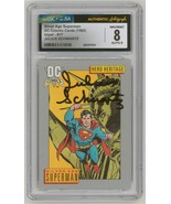 CGC JSA SS 8 SIGNED Julius Schwartz Silver Age Superman 1992 DC Cosmic Card - $217.31 CAD