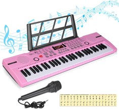 Hricane Kids Piano Keyboard, Beginner Electronic Keyboard With 61 Keys, Portable - $85.96