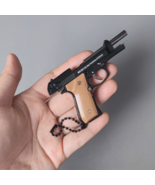  Keychain,92F Pistol Shape Keychain 1:3 scale Guns Shape Model Pendant Black - $9.99