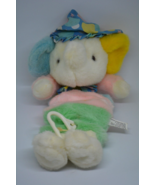 Chosun Plush Elephant Musical Crib Pull Toy Rock A Bye Baby VTG Multi-Co... - £25.91 GBP