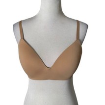 Victoria&#39;s Secret T Shirt Lightly Lined Wireless Bra Nude Tan Women Size 36C - £10.24 GBP