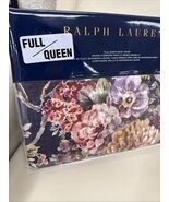 Ralph Lauren ELYSE Eggplant Floral Plum Purple Only F/Queen Duvet ~New~ - €128,04 EUR