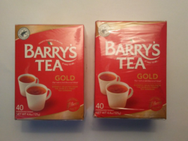 Barry&#39;s Tea - Gold 40 Individual Bags (125g) 4.4oz - Ex: 6/25 total of 8... - £7.41 GBP
