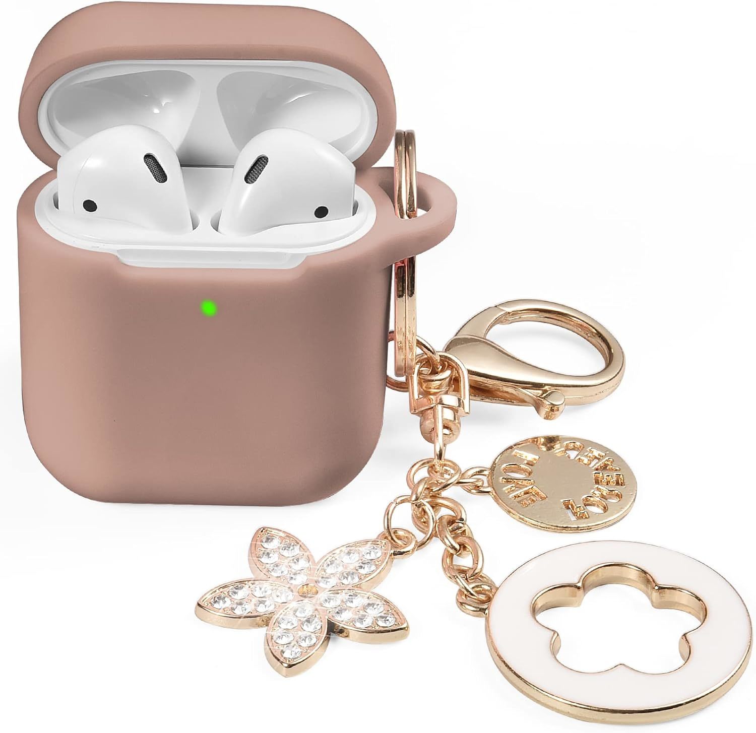 Airpod Case 1st/2nd Generation with Cute Bling Keychain - $31.75