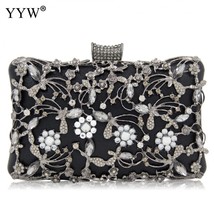 Ags gold purse handbag luxury wedding beaded elegant crystal evening bag diamond silver thumb200