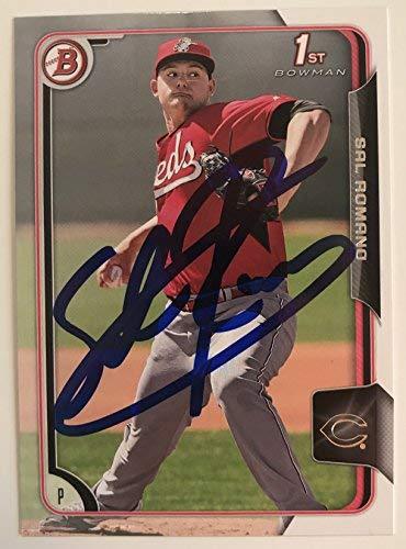 Sal Romano Signed Autographed 2015 Bowman 1st Card Baseball Card - Cinci... - $15.00