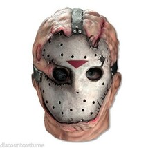 Official Licensed Jason Friday The 13TH Vinyl Mask Adult Halloween Accessory - £17.82 GBP